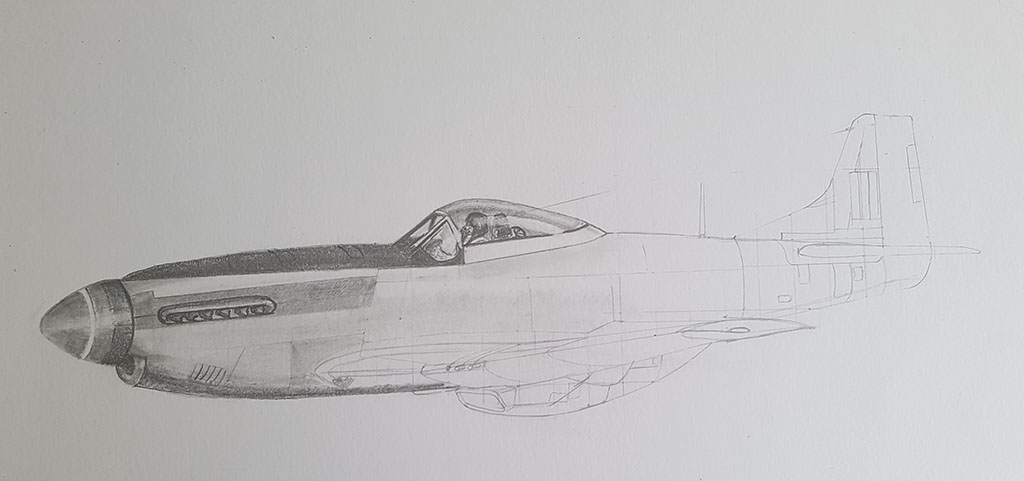 SAAF P-51D 2nd 'Cheetah' Sqdn 334 Inprogress 1